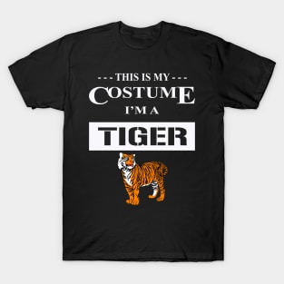 Halloween Costume I'm a Tiger T-Shirt